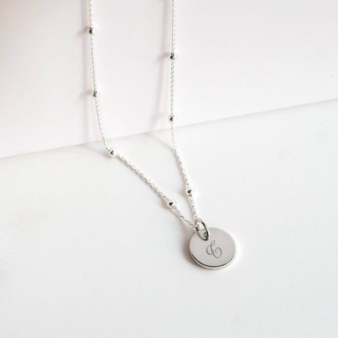 Initial necklace for on sale teenager