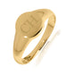 9ct Gold Signet Ring engraved with 'CH'