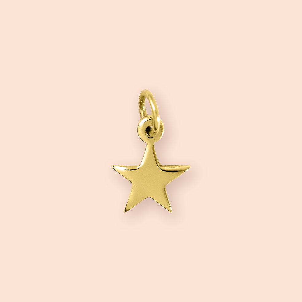 Small 9ct Gold Star Charm