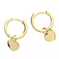 Heart Huggie Earrings