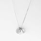 Sterling Silver Three Disc Intial Necklace - Small