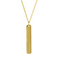Gold plated Bar Shaped Pendant