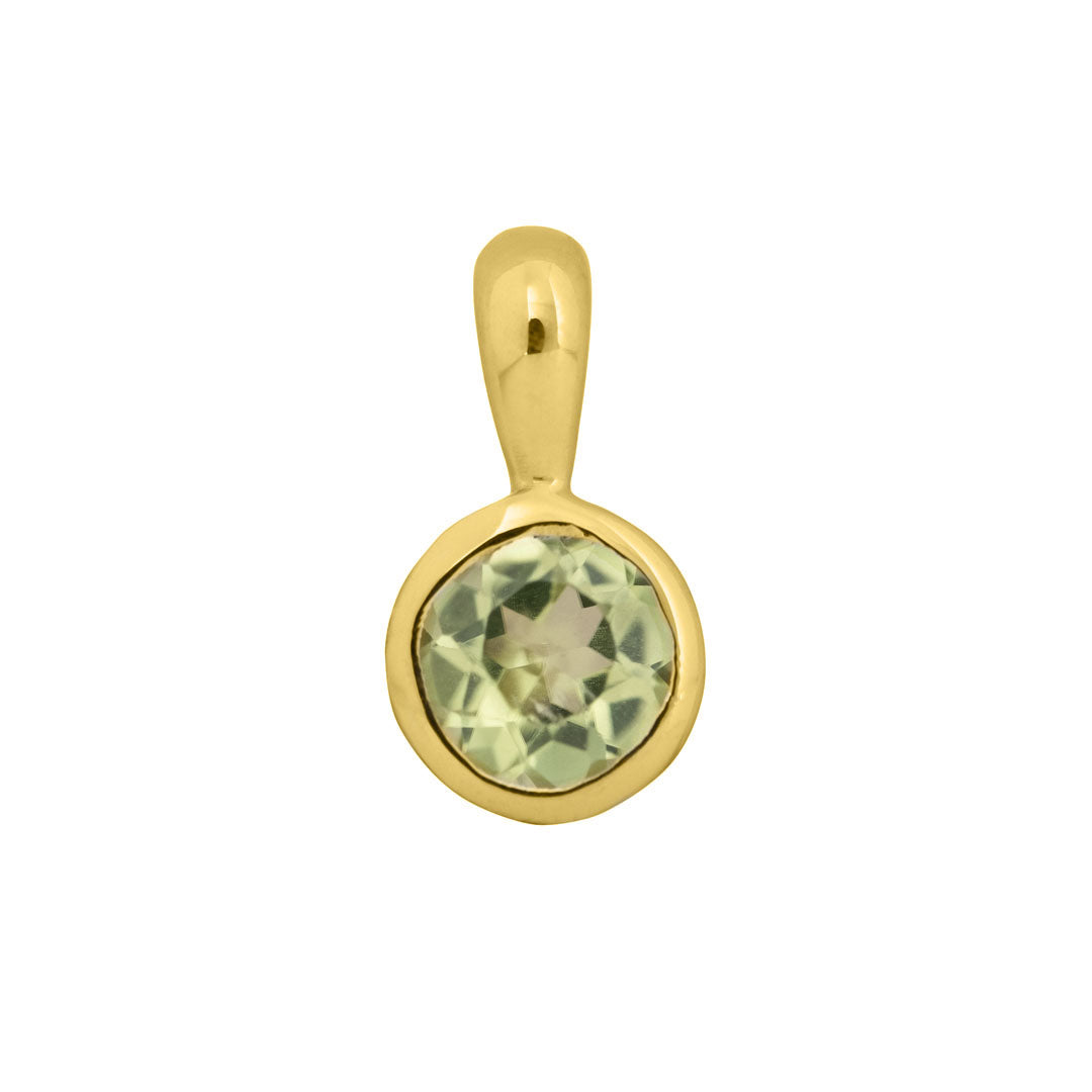 Peridot Birthstone Charm