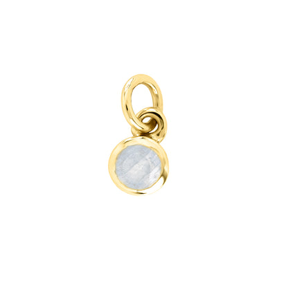 9ct gold moonstone birthstone charm